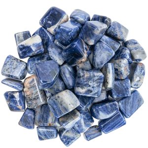 Piedras de Sodalita Natural Pulimentadas de 18-25 mm, Gemas para Joyería, Manualidades, Decoración del Hogar, Venta al por Mayor - Product Image 1