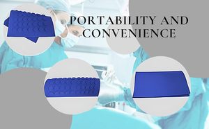 Sterilization Magnetic Mat, 12"x 15", Firmly, Round Magnets <b>Silicone</b> <b>Rubber</b> Black, Flexible and Non-Slip - Product Image 4