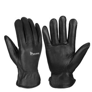 Nouveaux gants d'équitation élégants en cuir de cerf véritable non doublé, personnalisables, pour le sport et la moto, à doigts complets, vente en gros - Product Image 1