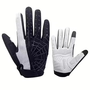 Secure Closure Full Finger Cycling Gloves Padded Palm Cycling Competition Gloves Men Women Adult Full Finger Cycling Gloves - Product Image 1