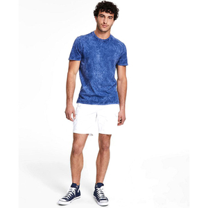 T-shirt personnalisé pour homme 100% coton, lavé à l'acide, écologique, respirant, coupe classique, impression de logo personnalisée, service OEM personnalisé - Product Image 5