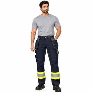 Pantalon de travail en coton et polyester, pantalon de sécurité de haute qualité, vêtements de travail industriels, pantalon de sécurité pour la construction, fabrication OEM - Product Image 2
