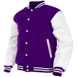 Veste bomber de baseball brodée sur mesure pour équipes de lycée, style universitaire, par Dress Sports - Product Image 5