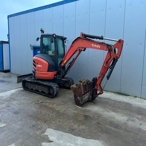 Excavadoras Kubota U48 4 usadas originales con sistema de bomba hidráulica potente para trabajos de minería y excavación. - Product Image 3