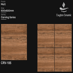 Azulejos de Porcelana Mate de Lujo Premium de 600x600 mm para Pisos y Paredes Interiores, Antideslizantes, Resistentes a los Ácidos y al Desgaste - Product Image 2