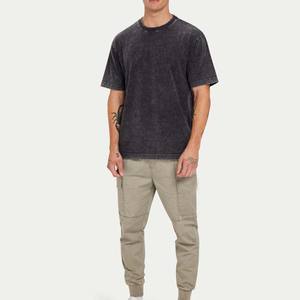 Pantalones cargo para hombre de tela de algodón transpirable, los más vendidos, de ajuste relajado, con múltiples bolsillos, para uso casual. - Product Image 5