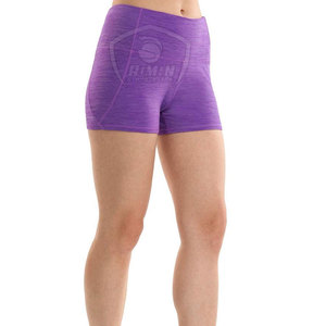 Shorts de Yoga para Mujer, Elegantes y Lisos, de Alta Calidad, Precio al por Mayor, Nuevo Diseño, Color Sólido - Product Image 2