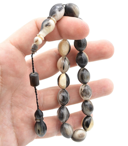 Tasbih de prière en corne de buffle véritable, sur mesure, de qualité supérieure, poli, pour musulmans, avec taille personnalisable à bas prix - Product Image 5