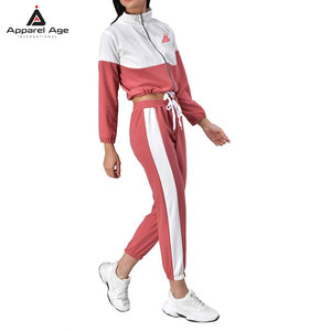 <b>Top</b> Selling In Wholesale Women Tracksuit Full Sleeve <b>Zipper</b> Front Sporty Pants Side Pockets Breathable Spring Casual Wear - Product Image 3