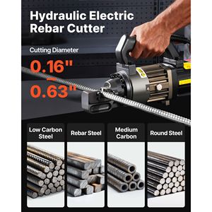 Tagliabarre Elettrico Idraulico Portatile ad Alta Potenza 1000W # Tagliabarre 5 in 1 da 5/8 Pollici (4,16 mm) con Taglio in 2 Secondi, Nuovo Motore - Product Image 4