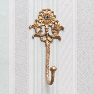 Best Quality Brass <b>Hook</b> Hanger <b>Bathroom</b> Clothes Holder Single Brass Wall <b>Hooks</b> for Hanger Best Selling - Product Image 5