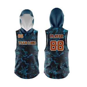 Hooded <b>Compression</b> 7v7 Custom Flag Football Jerseys Fully Sublimated Team Uniforms <b>Men</b> Women Breathable Lightweight 7on7 Uniform - Product Image 5