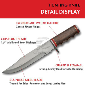 Couteaux de chasse en stock, vente chaude, couteaux de chasse professionnels, couteaux de chasse de haute performance - Product Image 4