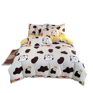 Premium Qualität Neuestes Design Großhandel Kunden spezifische Bettwäsche Bett bezüge Gedruckte kunden spezifische Farb größe Stil ODM