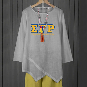 เสื้อยืดแขนยาวสีเทา สไตล์ลำลอง คอกลม แมทช์ได้กับทุกชุด เสื้อเชิ้ตพื้นฐาน เนื้อผ้านุ่ม สวมใส่สบาย เสื้อผ้าแฟชั่น - Product Image 1