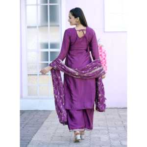 Vestido de noche de diseñador Traje de fiesta con bordado de secuencia y trabajo con piedra - Product Image 5