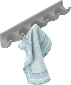 Crochet de salle de bain extra long de 6 pouces pour fixation murale, porte-serviettes à portée étendue, crochet de rangement robuste en acier inoxydable pour manteaux - Product Image 3