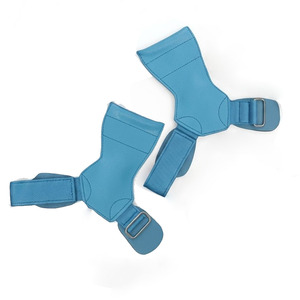 Poignées de fitness en cuir de haute qualité pour la force de préhension, protège-paume confortable pour la musculation et les exercices de gym - Product Image 5