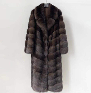 Manteau d'hiver chaud et surdimensionné pour femme, en fausse fourrure écologique à col mandarin, doublure en duvet de canard gris, doux et moelleux - Product Image 5