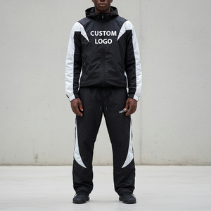 Fifth Gear International High Quality Windbreaker Tracksuit Quick Dry Eco-Friendly 100% Polyester Men's Athletic Apparel - Product Image 1