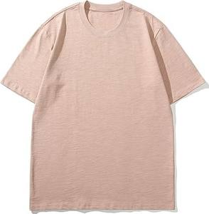 T-shirt à manches courtes pour homme en coton 100%, coupe ample, noir, mode été, séchage rapide, respirant, service OEM, col rond, haute qualité - Product Image 1