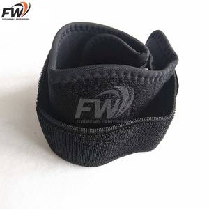 Bandes de compression ajustables pour genoux, genouillères élastiques OEM pour la musculation et les entraînements en salle, couleur et logo personnalisables. - Product Image 6