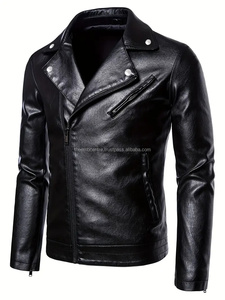 Nouveauté Veste en cuir pour hommes, tenue décontractée, design personnalisé et à la mode au meilleur prix, meilleure vente, veste de vêtements pour hommes - Product Image 5