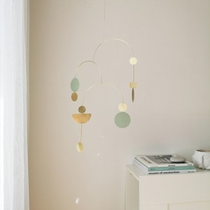 Decoración Móvil Metálica Abstracta Moderna para Colgar en el Techo, para Dormitorio, Sala de Estar, Arte Minimalista, Pieza Decorativa - Product Image 6