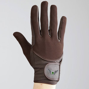 Gants d'équitation haut de gamme avec service OEM, dos extensible, grip renforcé et fermeture confortable au poignet - Product Image 3