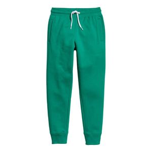 กางเกงวอร์มผ้าคอตตอนเทอร์รี่มีกระเป๋าผ้าถักสำหรับผู้ชายสีพื้น - Product Image 1