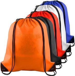 <b>Drawstring</b> <b>Backpack</b> Plain Dyed Polyester Portable Sport Bag Multicolor Outdoor Use Outdoor Use Best Price Wholesale OEM Supplies - Product Image 2