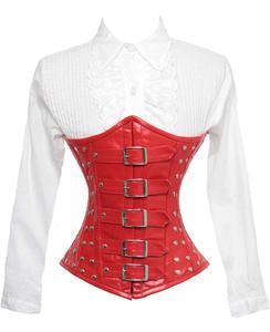 Corsets vintage pour femmes, sexy, gainants, respirants, en cuir moderne, pour grandes tailles - Product Image 1