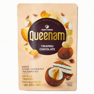 Dragées de chocolat HALAL 75G Tiramisu en gros, très demandées, enrobées de chocolat, amandes, noix de cajou, noix de macadamia, service OEM/ODM - Product Image 1