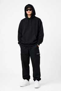 ONETEN APPAREL Conjunto Deportivo para Hombre, Color Verde Oliva, con Cierre de Media Cremallera, Estampado, Manga Larga, Estilo Deportivo Casual, Transpirable, de Algodón y Poliéster, para Otoño - Product Image 2