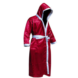 Bata de Boxeo Profesional Personalizada con Logotipo, 100% Poliéster Transpirable, Ropa Deportiva, Fabricante Mayorista - Product Image 2