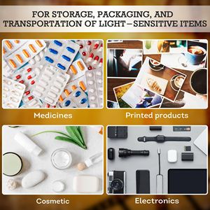 Sacchetti con cerniera in ambra Confezione da 4x6 pollici 100 3 Mil di plastica resistente all'acqua richiudibile per la conservazione degli alimenti da viaggio - Product Image 5