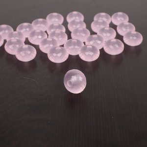 Perles de pierres précieuses en quartz rose naturel facettées, 14 mm, trou de 3 mm, pour la fabrication de bijoux, vente en gros - Product Image 5