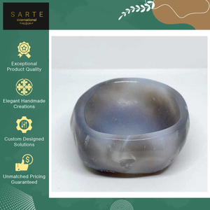 Venta Exclusiva de Cuencos Decorativos de Mármol con Piedras Preciosas Naturales Hechos a Mano de Primera Calidad para Decoración del Hogar al Mejor Precio - Product Image 3