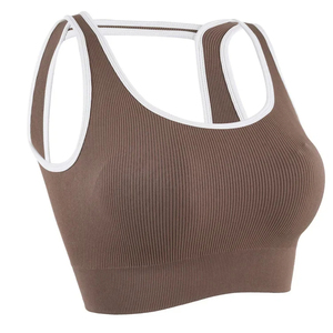 Soutien-gorge de sport rembourré pour femmes, soutien élevé pour la salle de sport, l'entraînement, le yoga, la course à pied, le fitness, confortable et respirant - Product Image 1