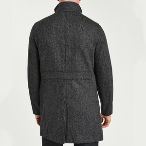 Abrigo de Lana Largo Premium para Hombre, Abrigo de Invierno de Lujo, Grueso y Cálido, Prenda Exterior de Corte Entallado 2026 en Venta - Product Image 6