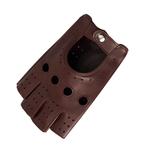 Guantes de seguridad para conductor de cuero sintético de la mejor calidad, guantes de conducción de cuero resistentes para adultos, hechos en Pakistán - Product Image 6