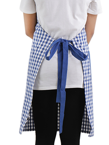 100% Cotton Sleeveless <b>Pocket</b> Apron Woven Customisable Eco-Friendly Durable Reusable Soft Daily Sanitary - Product Image 3