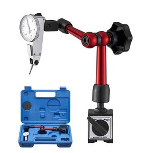 Indicateur de test à cadran avec base magnétique universelle, précision de 0,0005 pouce, plage de 0,03 pouce, poignée à micro-bille, rangement universel - Product Image 1