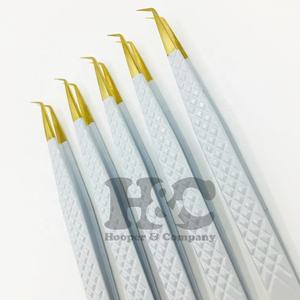 Pinzas de nuevo diseño para extensión de pestañas Pinzas de extensión de pestañas Logotipo de etiqueta privada Oferta Pinzas de pestañas visón Sostenible - Product Image 4