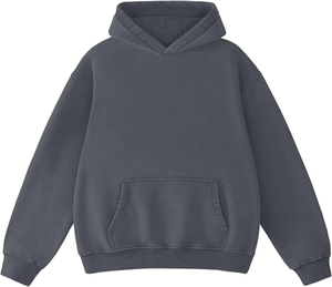 Sweat-shirts à capuche unisexes personnalisés, imprimés par sublimation, unis, pour l'automne, avec logo, en coton/polyester, écologiques, service OEM - Product Image 1