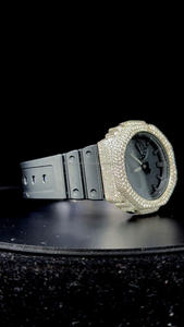 นาฬิกาเพชรแบบคาด925ทำด้วยมือของผู้ชายทำจากเงินที่ถูกทำให้เย็นลงพร้อมนาฬิกาแบบดั้งเดิมสำหรับเป็นของขวัญ - Product Image 2