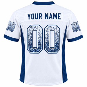 Maillot de football américain blanc personnalisé – Maillot d'équipe par sublimation avec nom et numéro du joueur, fabricant et fournisseur OEM - Product Image 5