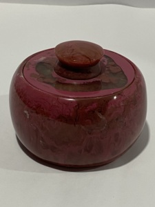 Bol à salade en résine verte, motif marbré, récipient à fruits, plat de service de cuisine, vaisselle décorative, verrerie ronde, articles de table pour la maison - Product Image 3