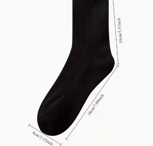 Chaussettes de sport HAWK SPORTS INDUSTRIES blanches et noires - Antidérapantes, toutes saisons, confortables, pour les sports de plein air - Product Image 6