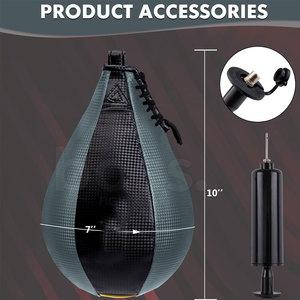 Ballon de vitesse premium conçu avec une forme équilibrée et une surface souple pour l'entraînement de la coordination œil-main. - Product Image 2